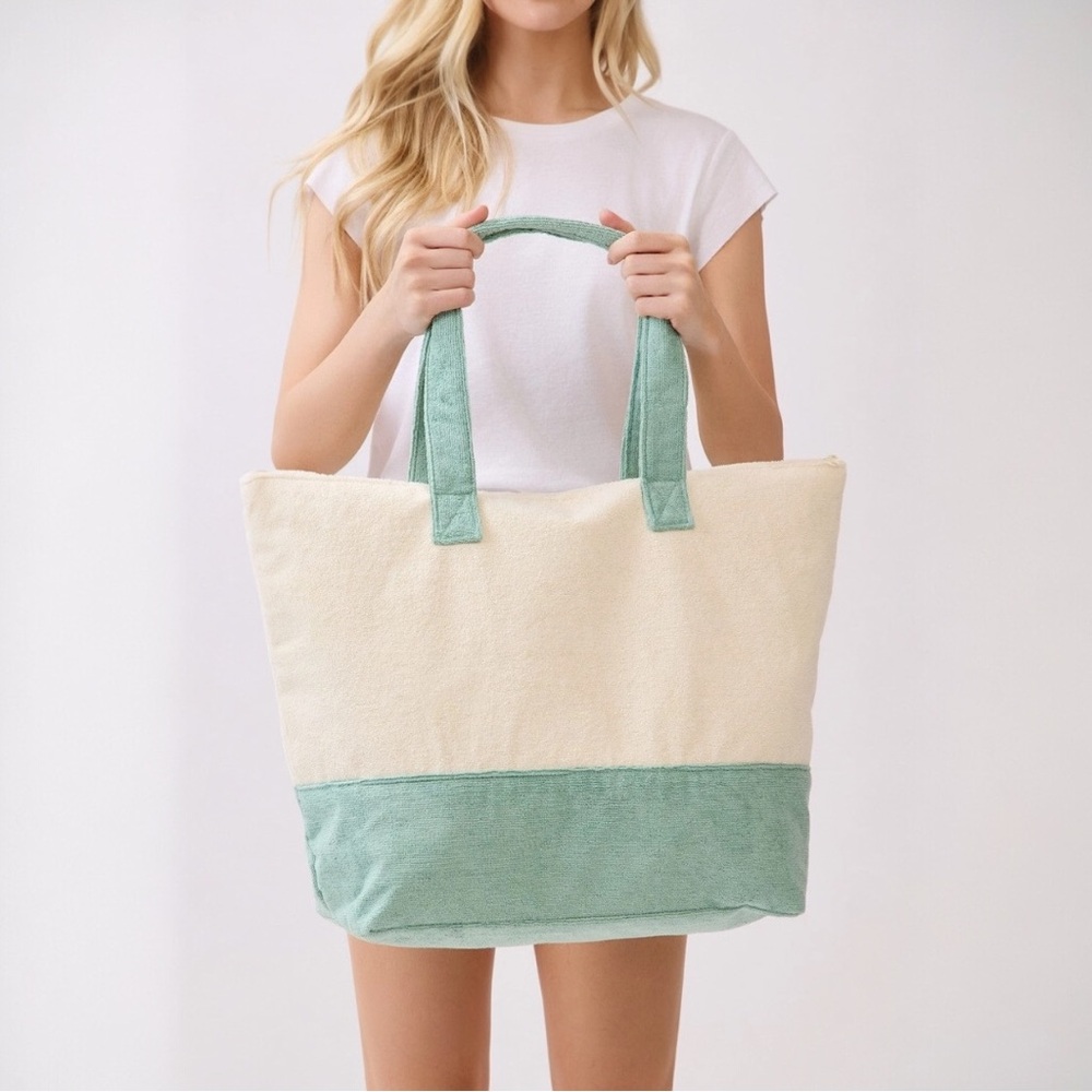 Beach Bum Terry Tote Bag - Picture 7 of 8